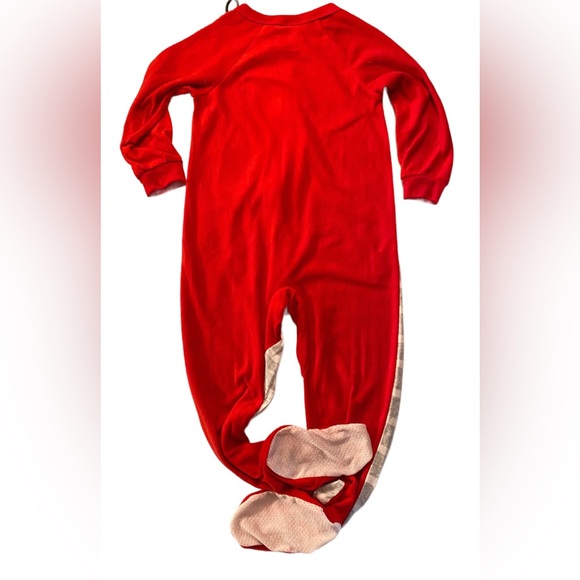 NWOT Elf on Shelf one piece full zip pajamas size 4T - Picture 2 of 5